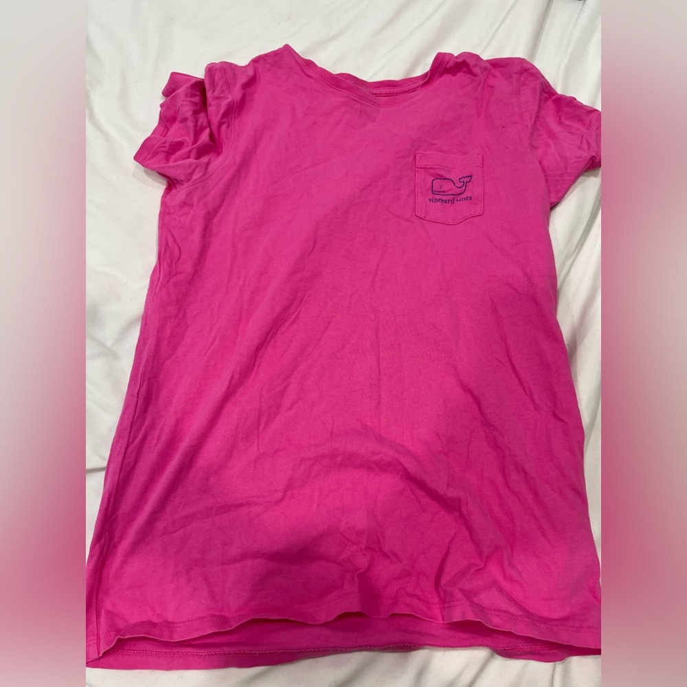 Vineyard Vines Hot Pink Short Sleeve Tee